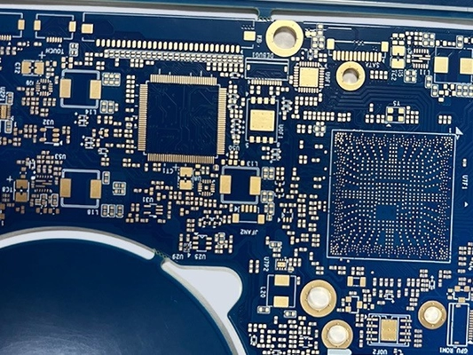hdi_with_blind_vias_buried_vias_pcb_manufacturing_service_with_0_075mm_trace_space